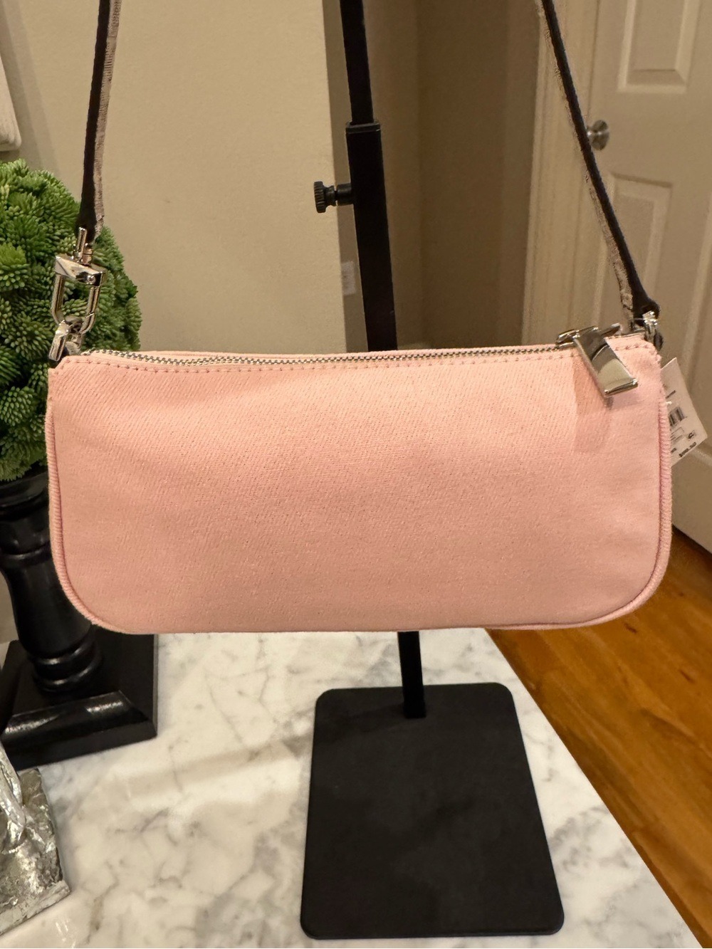 Michael Kors - Zoe Rosewater Small Pouchette NWT - Denim Brand New - Picture 5 of 9